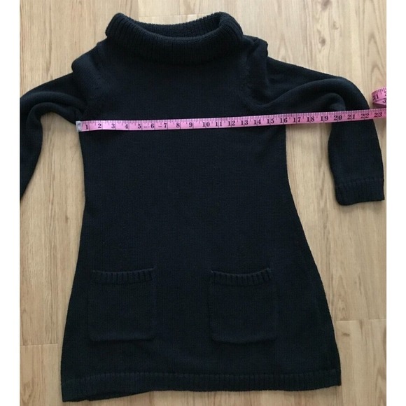 Anthropologie Field Flower Ribbed Trim Tunic Sweater with Pockets Size EXS - Picture 5 of 8